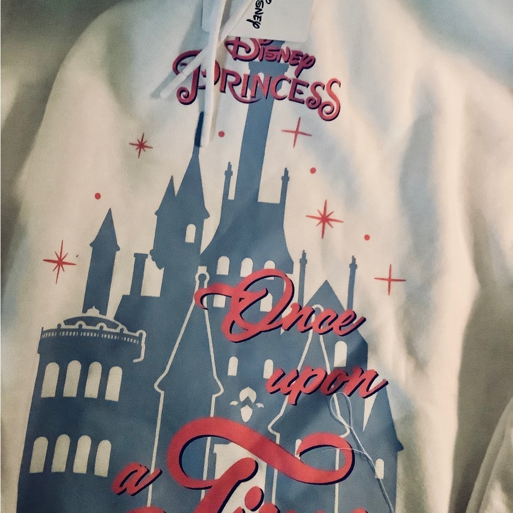 NWT DISNEY SWEATSHIRT WITH CASTLE DESIGN.